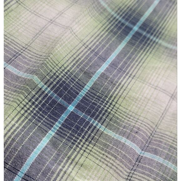 Wrangler Wrancher Plaid Pearl Button Button Up Western Top XL - Picture 2 of 6